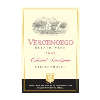 Vergenoegd Stellenbosch Estate Cabernet Sauvignon 2002