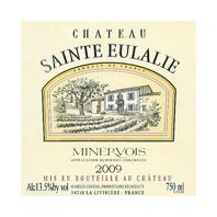 Château Sainte Eulalie Plaisir d’Eulalie Minervois 2009